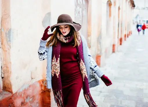 кардиган зимний женский