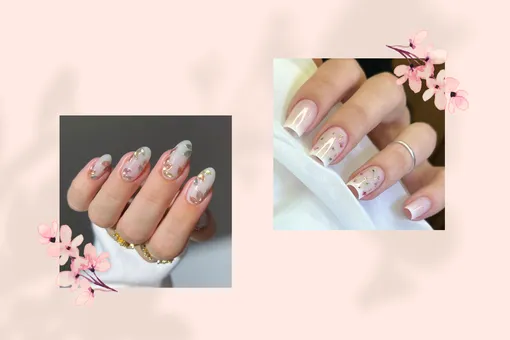 «Румяные» ногти и сухоцветы: 12 идей для трендового свадебного маникюра «Румяные» ногти и сухоцветы: 12 идей для трендового свадебного маникюра