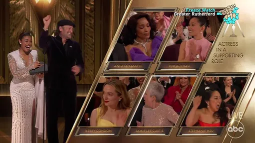 Стоп-кадр трансляции вручения премии «Оскар» Стоп-кадр трансляции вручения премии «Оскар»