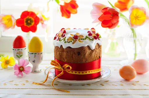 Как украсить пасхальный кулич, как сделать глазурь для кулича рецепт