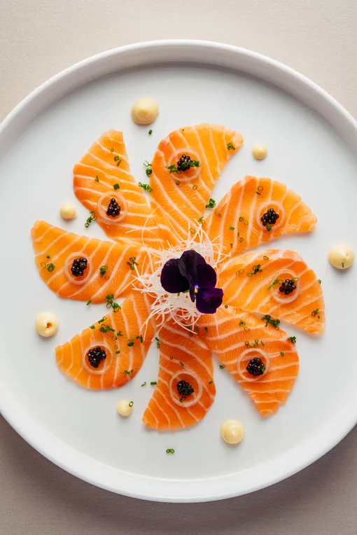 Карпаччо из лосося Карпаччо из лосося