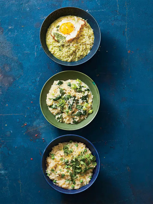 Кремовое ризотто с пармезаном