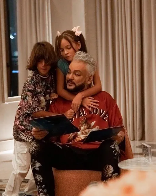 Филипп Киркоров с детьми