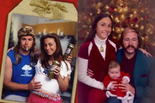 Уникальные рождественские открытки, сделанные семейной парой