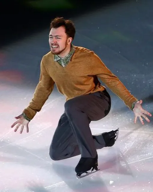 Дмитрий Алиев на льду