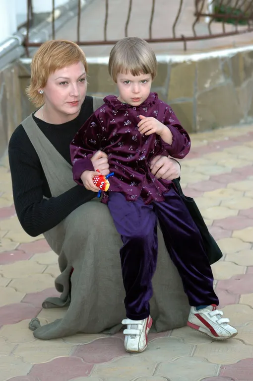 Ксения Качалина и Анна-Мария Ефремова в 2004 году