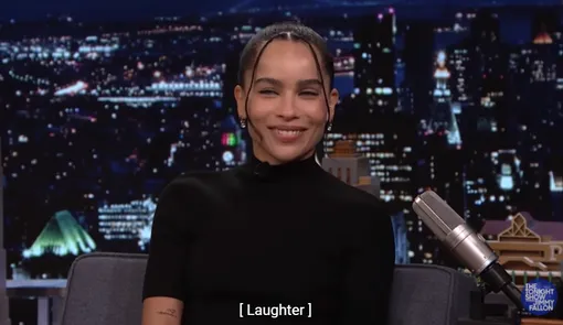 Зои Кравиц в гостях у Джимми Фэллона