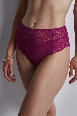 Кружевные трусы с высокой посадкой AUBADE