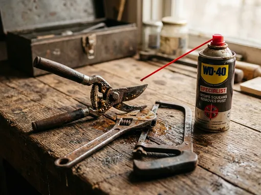 Где WD-40 реально работает: 5 ситуаций на даче Где WD-40 реально работает: 5 ситуаций на даче