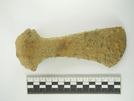 Топор X века, найденный у села Шулец Ярославской области