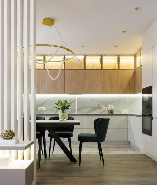 световые сценарии на кухне