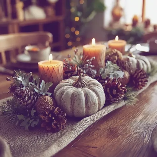 тыквы на столе тыквы на столе