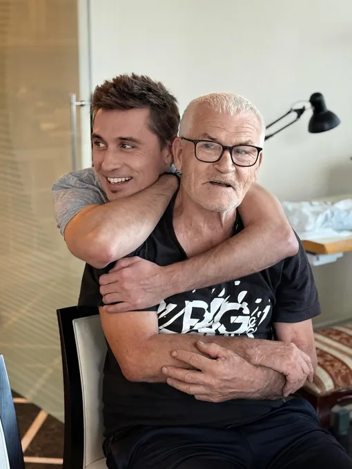 Дима Билан с отцом Николаем Михайловичем