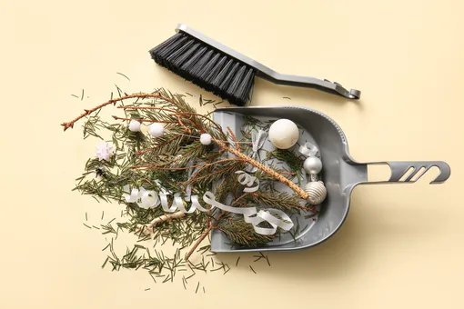 6 умных способов убрать вокруг новогодних украшений, ничего не передвигая