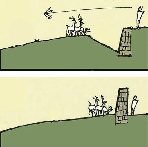 В отличие от обычного забора, «ха-ха стена» не загораживает обзор В отличие от обычного забора, «ха-ха стена» не загораживает обзор