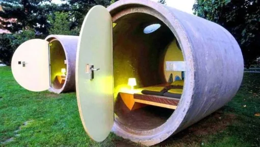 Дом из бетонной трубы, Казань Дом из бетонной трубы, Казань