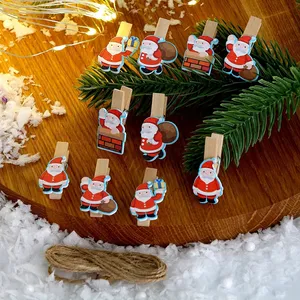 Набор прищепок «Дед Мороз», Лесная мастерская