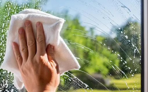 Почему на окнах остаются разводы после мытья