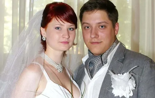 Свадебное фото Юлии и Романа Поповых (2007 год)