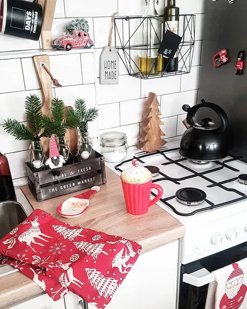 Кухонные полотенца с зимними рисунками стоят недорого и помогут бюджетно украсить кухню к новому году 2026 Кухонные полотенца с зимними рисунками стоят недорого и помогут бюджетно украсить кухню к новому году 2026
