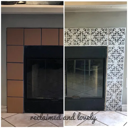 Отреставрированный камин