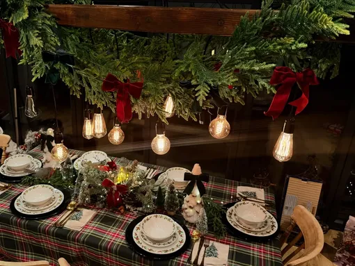 Как украсить люстру на Новый год 2026