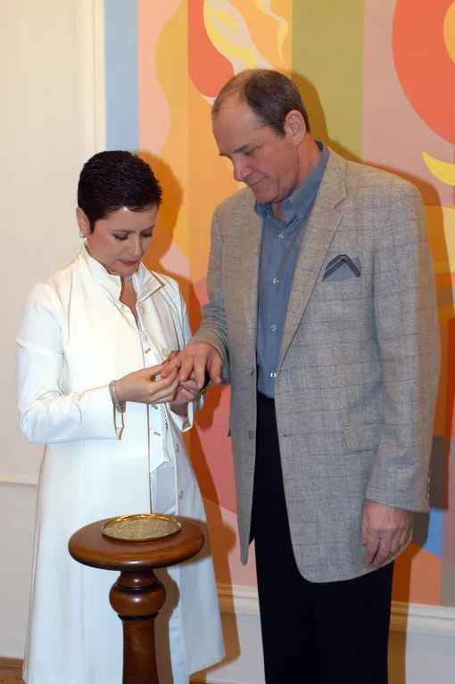 Свадьба Эммануила Виторгана и Ирины Млодик в 2003 году