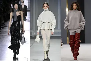 С чем носить сапоги этой осенью: 5 стильных идей с подиума