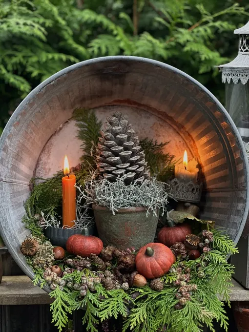 декор с тыквами декор с тыквами