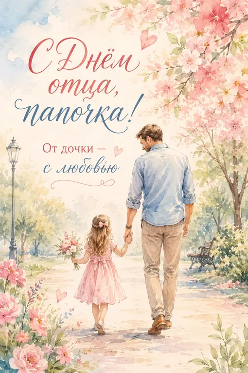 открытка день отца открытка день отца