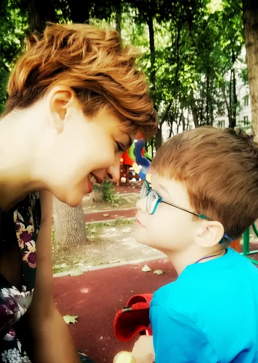 Светлана с сыном Давидом. Фото из личного архива семьи