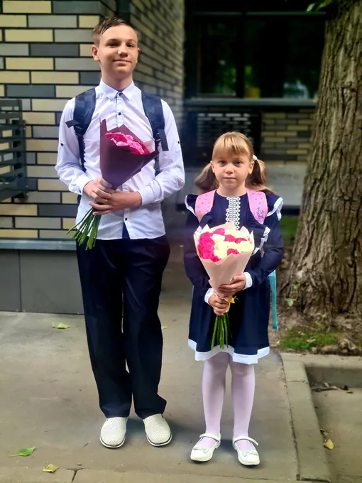 Дети Ольги Савельевой — Даня и Катя