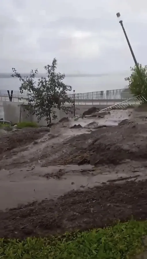 Последствия ливня в Перми Последствия ливня в Перми