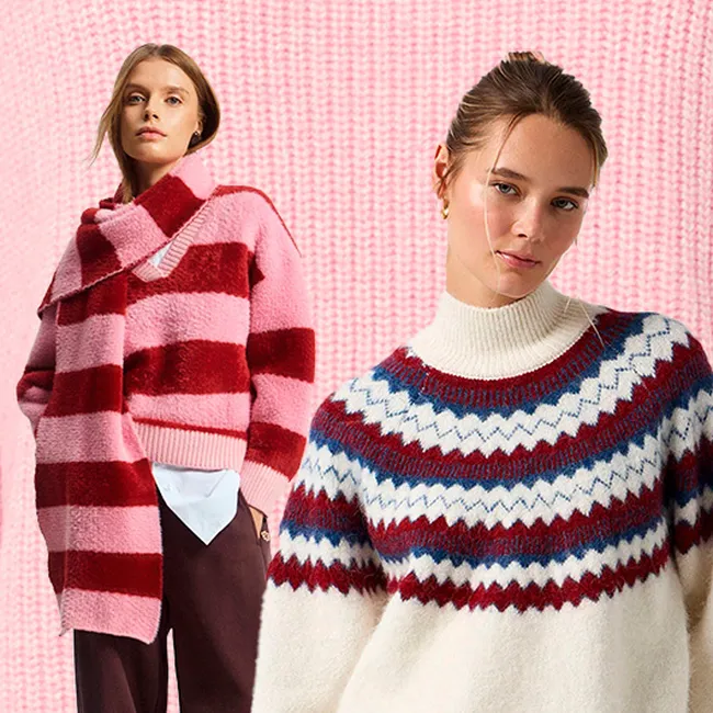 Какой свитер выбрать к Новому году: от пушистых до расшитых пайетками