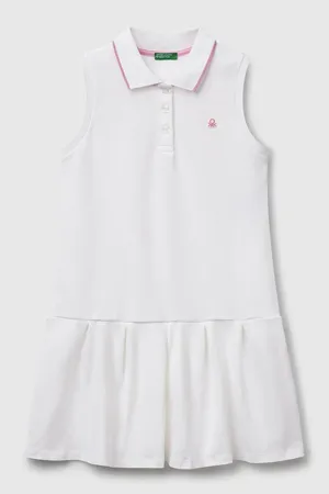 Белое теннисное платье United Colors of Benetton Белое теннисное платье United Colors of Benetton