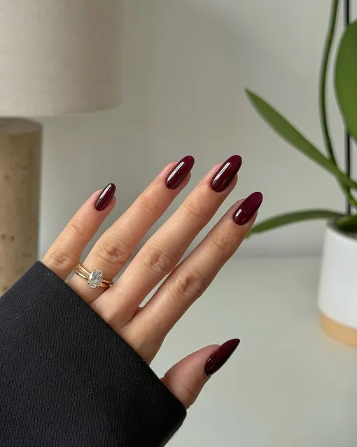 винный маникюр