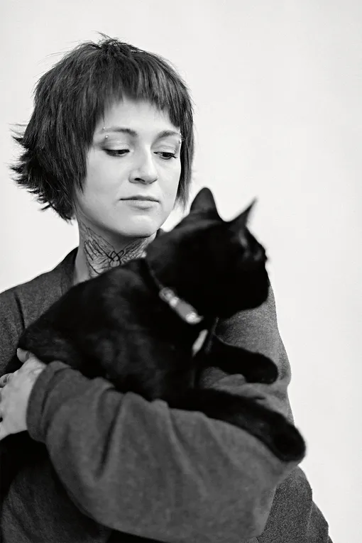 Лиза и кот Кит Лиза и кот Кит