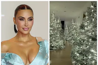У Бекхэмов — «голая», у Кардашьян — зимний лес: как звёзды нарядили ёлки в 2025 году?