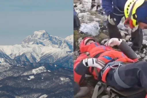 С горы Фишт эвакуировали пострадавшего альпиниста и тело погибшего С горы Фишт эвакуировали пострадавшего альпиниста и тело погибшего