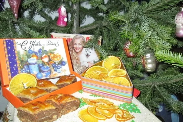 Апельсиновые чипсы