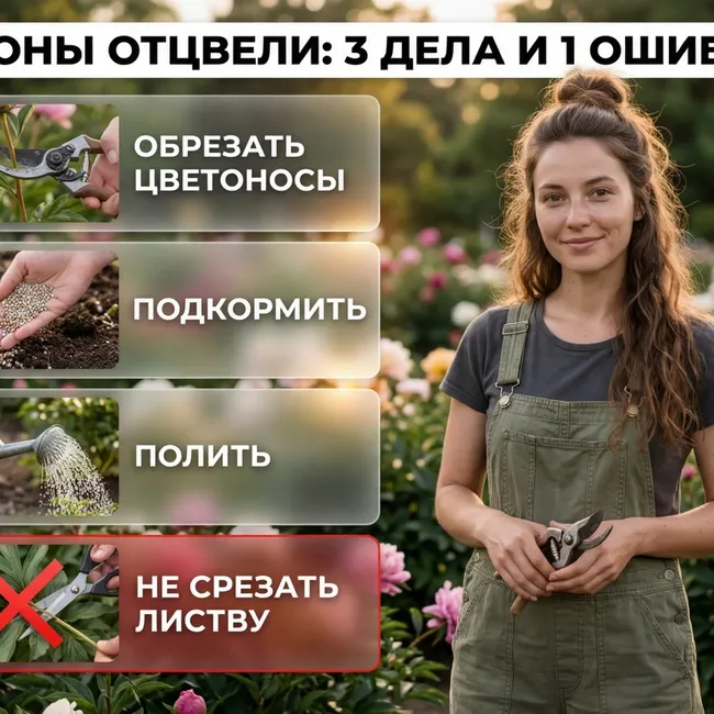 Пионы отцвели: 3 главных дела в июне и одна ошибка, которая «выключит» цветение на год Пионы отцвели: 3 главных дела в июне и одна ошибка, которая «выключит» цветение на год