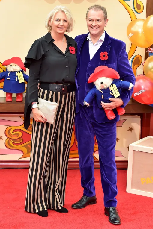 Хью Бонневилль и Лулу Уильямс на премьере фильма «Приключения Паддингтона 2»