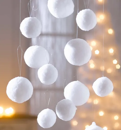 Ватные ёлочные шары Ватные ёлочные шары