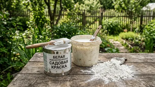Чем белить деревья: садовые краски — стандарт, известь — бюджетный вариант Чем белить деревья: садовые краски — стандарт, известь — бюджетный вариант