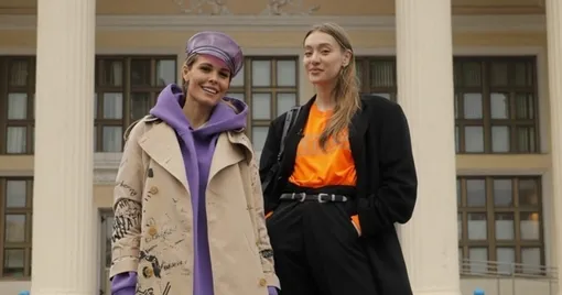 Маша Миногарова и Мария Горбань в проекте «Орёл и решка»