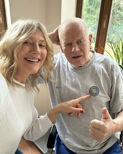 Наталья Стефаненко с отцом