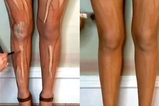 Спорт не нужен: как сделать идеальные ноги с помощью контуринга