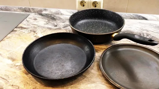 Пригоревшие сковородки