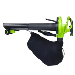 Садовый пылесос и воздуходув Greenworks GD40BVIIk2, 40v, в комплекте с АКБ 2 А·ч и ЗУ (аккумуляторный, 2в1)