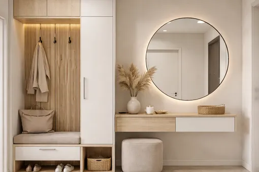 Как выжать максимум из нескольких квадратов: 21 современный и удобный интерьер для маленьких прихожих Как выжать максимум из нескольких квадратов: 21 современный и удобный интерьер для маленьких прихожих